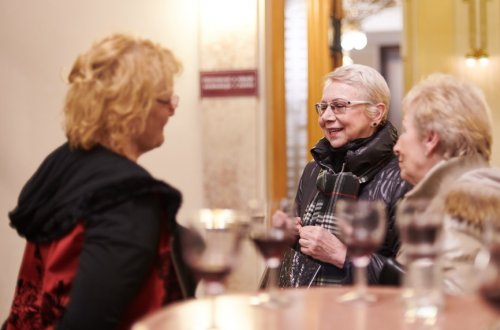 Setkání členů klubu po premiéře Fanny a Alexandr