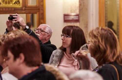 Setkání členů klubu po premiéře Fanny a Alexandr