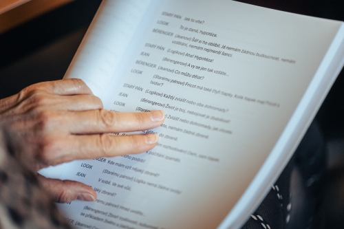 Nosorožec - první čtená zkouška