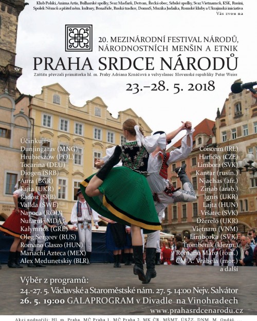 Galaprogram PRAHA SRDCE NÁRODŮ